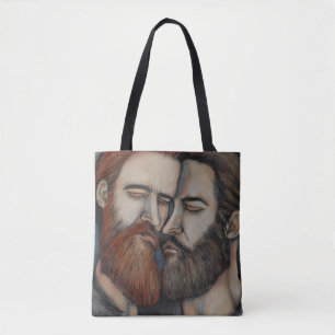 Tote Bag Deux hommes à poils