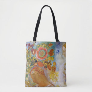 Tote Bag Deux jeunes filles parmi les fleurs, Redon