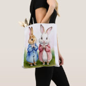 Tote Bag Deux lapins (De près)