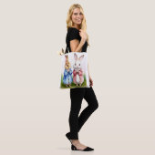 Tote Bag Deux lapins (Sur le modèle)