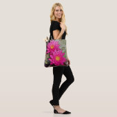 Tote Bag Deux Lys D'Eau Rose (Sur le modèle)