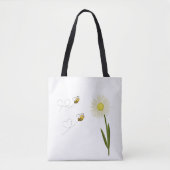Tote Bag Deux petites abeilles mignonnes (Devant)