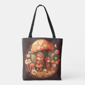 Tote Bag Deux petites filles adorables elfes (Dos)