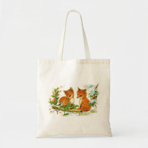 Tote Bag Deux Petits Renards Transportent
