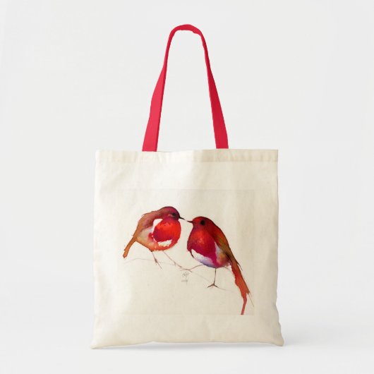 Tote Bag Deux peu d'oiseaux 2014 d'encre (Devant)