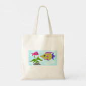 Tote Bag Deux poissons colorés (Dos)