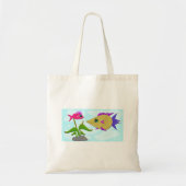 Tote Bag Deux poissons colorés (Devant)