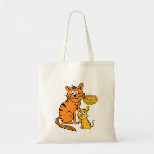 Tote Bag deux tigres mignons et affectueux Je t'aime toujo