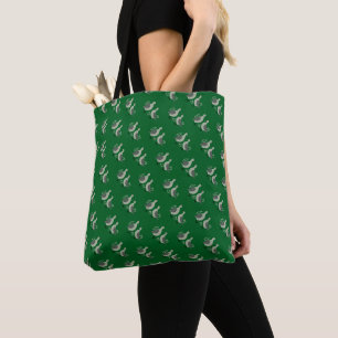Tote Bag Deux tourterelles Pochoir découpé Style Rétro 8