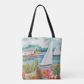 Tote Bag Deux voiliers (Dos)