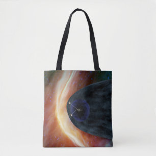Tote Bag Deux Voyageurs Spacecraft Explorer L'Espace Turbul