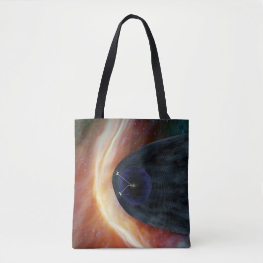Tote Bag Deux Voyageurs Spacecraft Explorer L'Espace Turbul (Devant)
