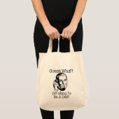 Tote Bag Devenir un papa noir (Devant (produit))
