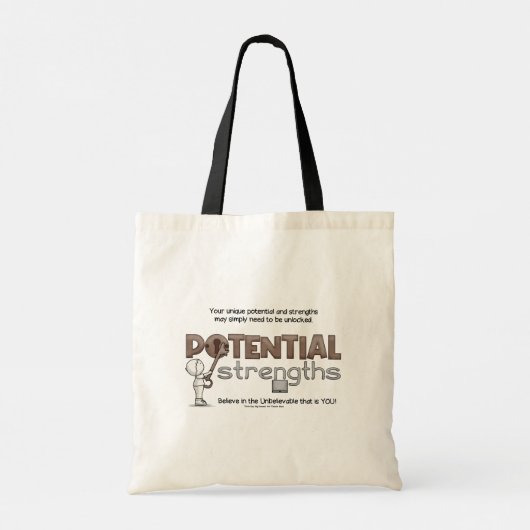 Tote Bag Déverrouiller le potentiel et les forces (Dos)