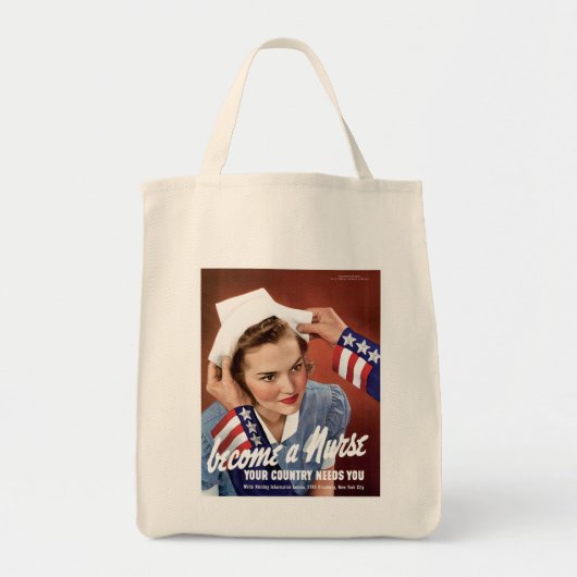 Tote Bag Deviennent une infirmière (Devant)