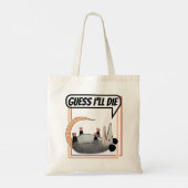 Tote Bag Devine que je vais mourir Possum jouer Dead Opossu (Dos)