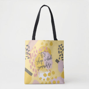 Tote Bag Devis d'achat pour Motifs Abstraites
