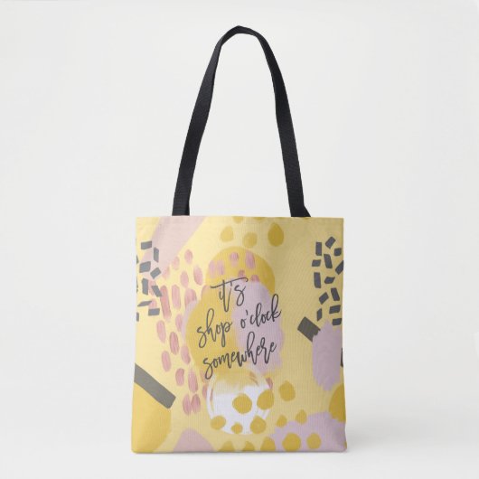 Tote Bag Devis d'achat pour Motifs Abstraites (Devant)