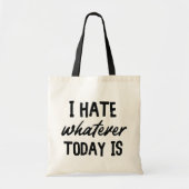 Tote Bag Devis de bureau amusant (Devant)