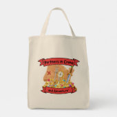 Tote Bag devis de carte pirate (Dos)