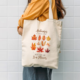 Tote Bag Devis de congés d'automne