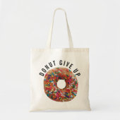 Tote Bag Devis de donut amusant (Devant)