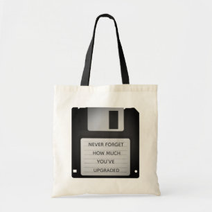 Tote Bag Devis de mise à niveau de disquette motivationnel