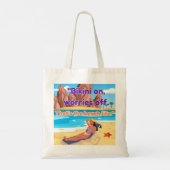 Tote Bag devis de plage (Dos)