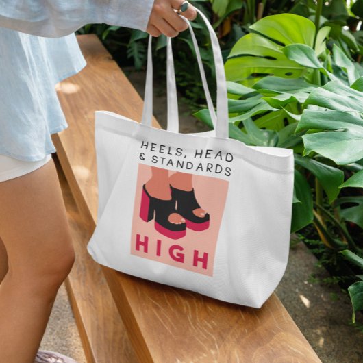 Tote Bag Devis de talons élevés