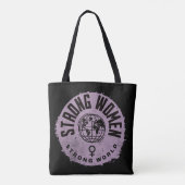 Tote Bag Devis fort pour femmes inspirationnel (Dos)