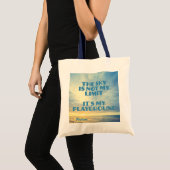 Tote Bag Devis Sky de nom personnalisé (Devant (produit))