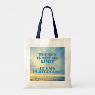 Tote Bag Devis Sky de nom personnalisé