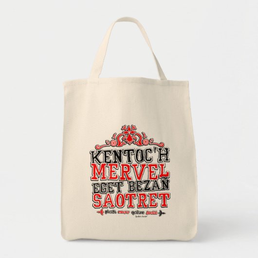 Tote Bag Devise de la Bretagne (Devant)