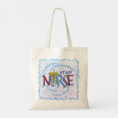 Tote Bag Devise d'infirmière (Dos)