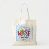 Tote Bag Devise d'infirmière (Devant)