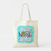 Tote Bag Devise d'infirmière sage-femme (Dos)
