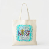 Tote Bag Devise d'infirmière sage-femme (Devant)