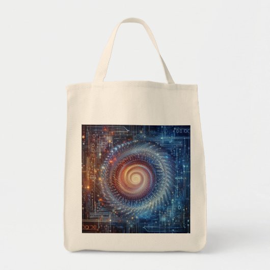 Tote Bag Dévoiler le royaume numérique (Devant)