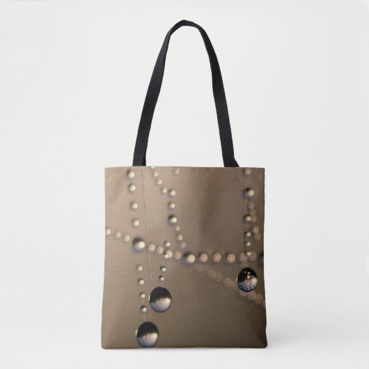 Tote Bag Dew baisse sur une fourre-tout web (Devant)