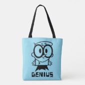 Tote Bag Dexter "Genius" - Graphique en bref (Dos)