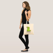 Tote Bag Di-notes-saur Blague drôle de dinosaure (Devant (modèle))