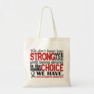 Tote Bag Diabète de type 1 comme nous forts sommes