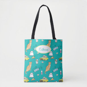 Tote Bag Diadème de fête Cocktail des années 60 Glamour Per