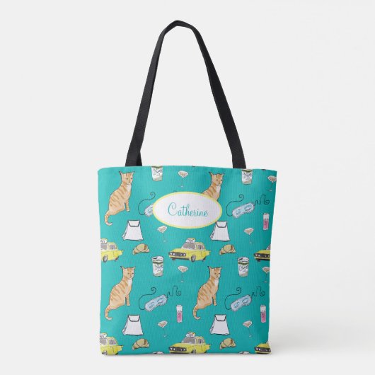 Tote Bag Diadème de fête Cocktail des années 60 Glamour Per (Dos)