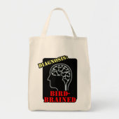 Tote Bag Diagnostic : Brainé par les oiseaux (Devant)