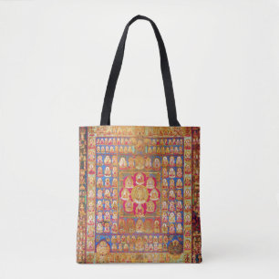 Tote Bag Diagramme cosmique Mandala pour la méditation