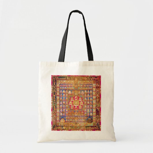 Tote Bag Diagramme cosmique Mandala pour la méditation (Devant)