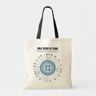 Tote Bag Diagramme de code génétique d'ADN