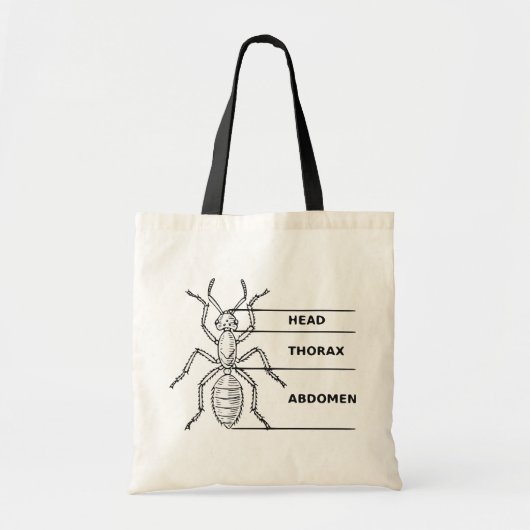 Tote Bag Diagramme de fourmi (Devant)