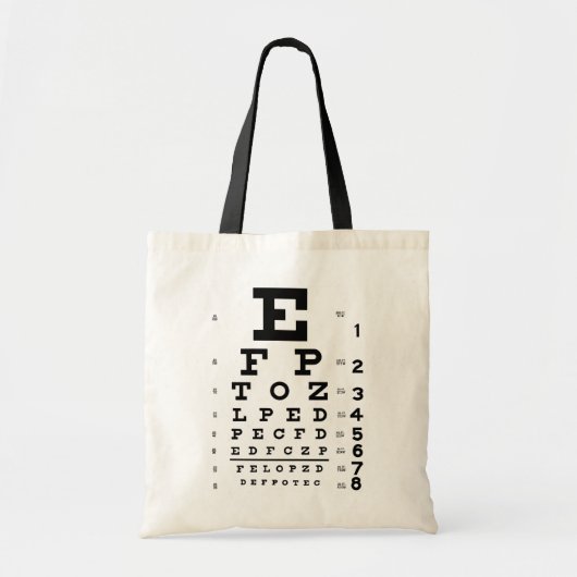 Tote Bag Diagramme d'oeil (Devant)